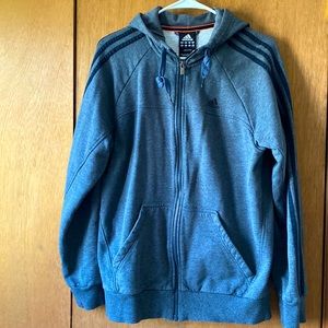 Adidas sweatshirt & pants | medium, grey, performance essentials